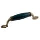Forest Green Small Ceramic Antique Door Handles